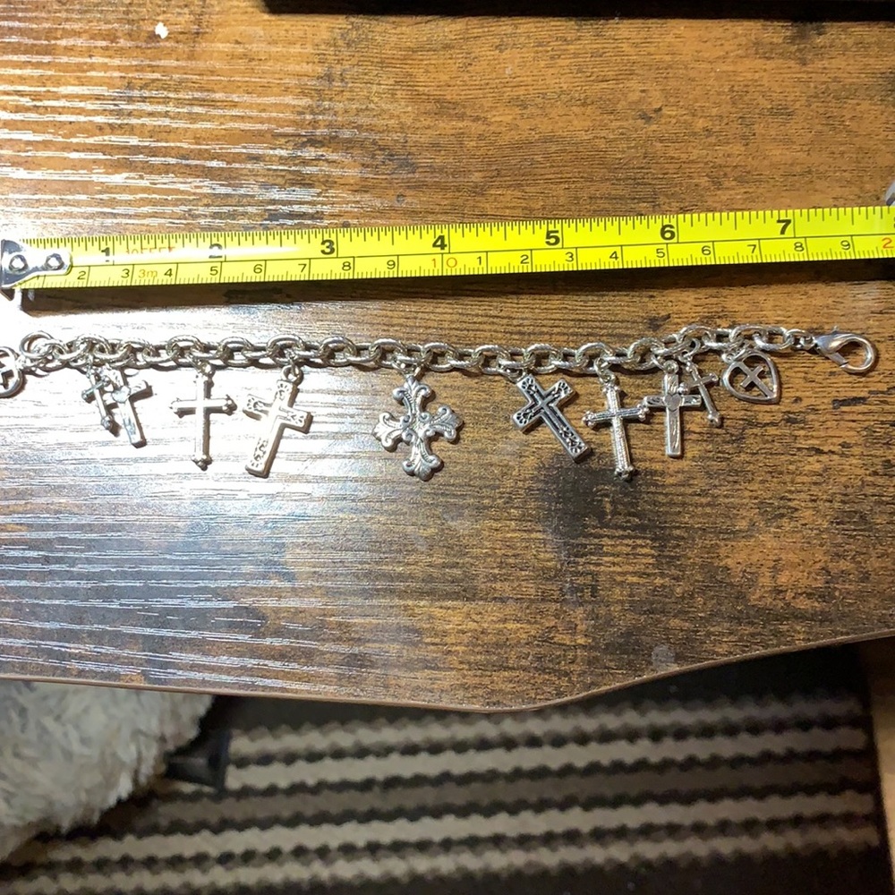 Premier Designs Crosses Charm Bracelet - Picture 5 of 5